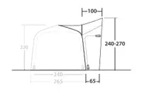 Outwell Mid/Tall Connection Cross Power Air