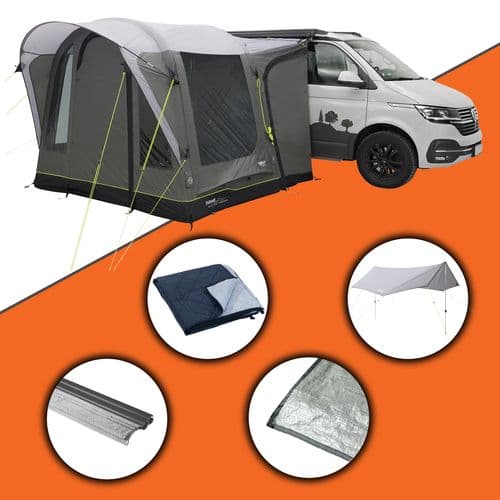 Outwell Santa Monica AIR LOW Drive-Away Awning - Bundle Kit