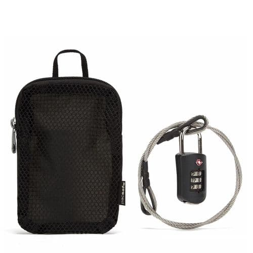 Pacsafe Prosafe 1000 Travel Combination Lock with Steel Cable