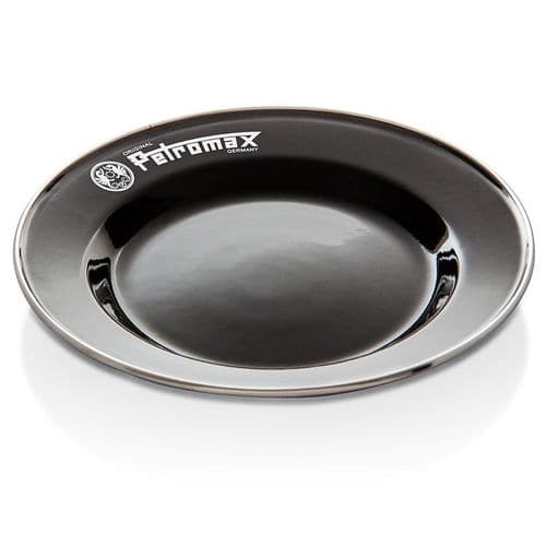 Petromax Black Enamel Camping Plates - Pack of 2