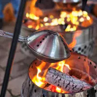 Petromax Campfire Popcorn Maker | Campfire Cooking for Campervan Trips