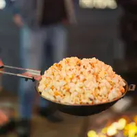 Petromax Campfire Popcorn Maker | Campfire Cooking for Campervan Trips