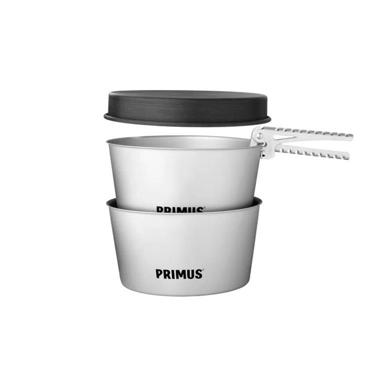 Primus Essential Pot Set 1.3L or 2.3L | Lightweight Nesting Camping Cook Sets for Outdoor Adventures