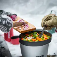 Primus Essential Pot Set 1.3L or 2.3L | Lightweight Nesting Camping Cook Sets for Outdoor Adventures