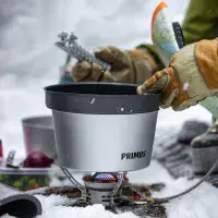 Primus Essential Pot Set 1.3L or 2.3L | Lightweight Nesting Camping Cook Sets for Outdoor Adventures