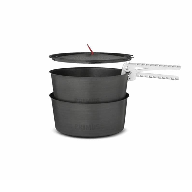 Primus Essential Pot Set 1.3L or 2.3L | Lightweight Nesting Camping Cook Sets for Outdoor Adventures