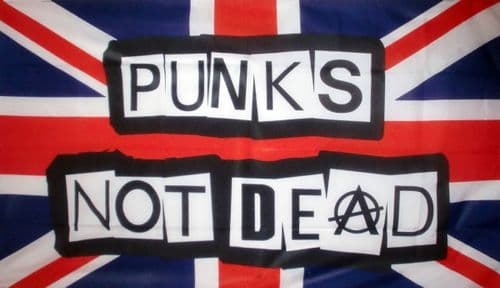 Punks not Dead Flag