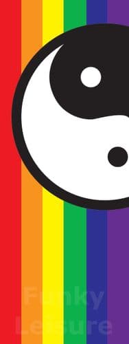 Rainbow Balance Banner Flag
