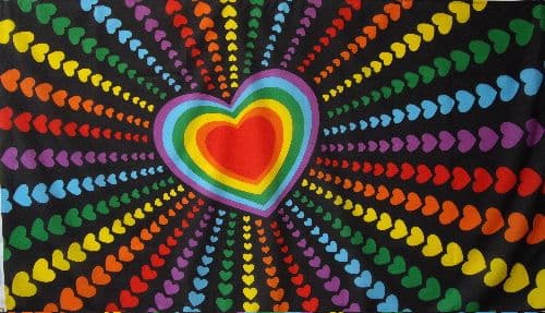 Rainbow Love Flag