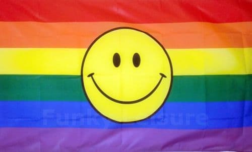 Rainbow Smiley Flag