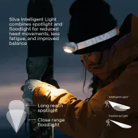 Silva Seek 450 Recharge Headlamp | USB C Rechargeable Camping & Campervan Head Torch
