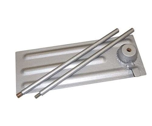 Telescopic Flagpole Drive-on Wheel Stand