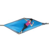 Ticket to the Moon Parachute Hammock - King Size - Aqua/Grey