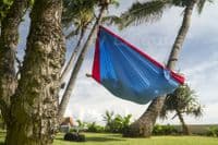 Ticket to the Moon Parachute Hammock - King Size - Aqua/Grey