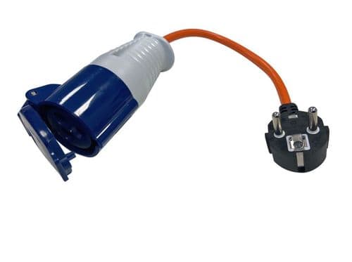 UK to EU Continental Mains Plug Adapator
