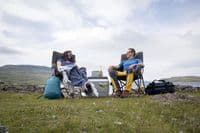 Vango Atlas Camping Chair | Padded Folding Campervan Chair with Armrests