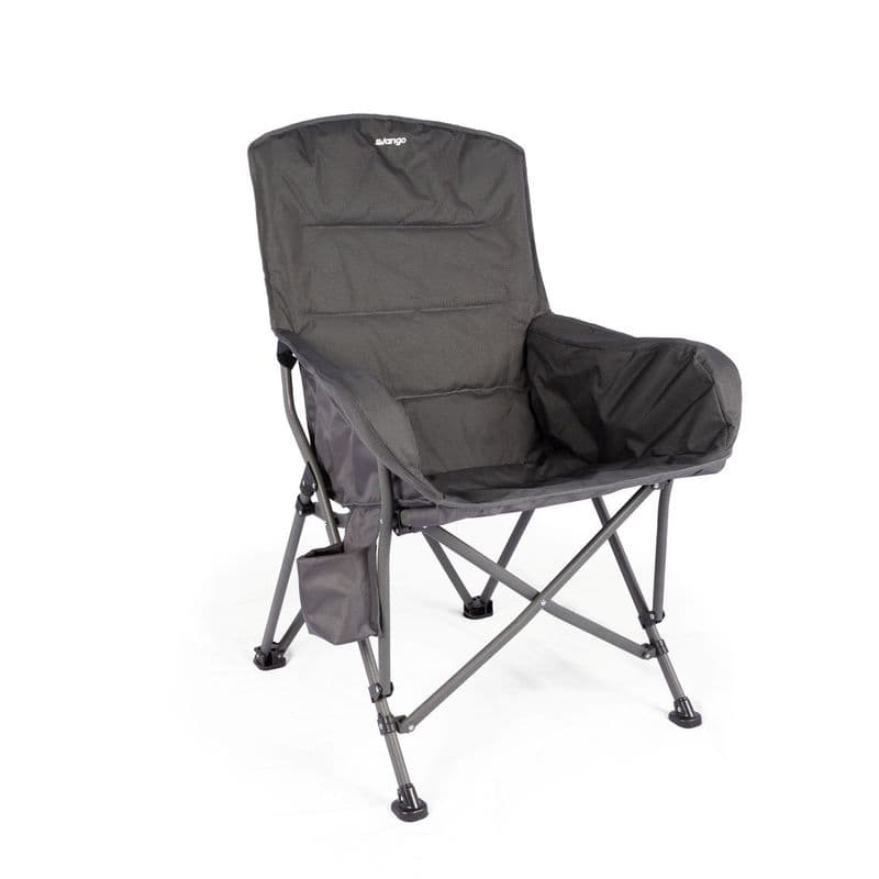 Vango Atlas Camping Chair | Padded Folding Campervan Chair with Armrests