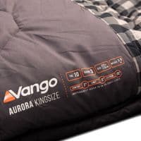 Vango Aurora Kingsize Double Sleeping Bag | 3 Season Campervan & Camping Sleeping Bag