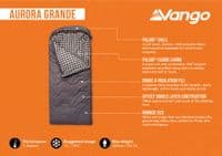 Vango Aurora Grande Sleeping Bag | Campervan Comfort & Luxury Sleep