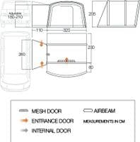 Vango Cove III AIR MID Drive-Away Awning  Bundle Kit