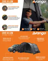 Vango Cove III LOW Drive-Away Awning  Bundle Kit