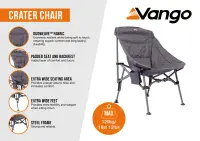 Vango Crater Padded Camping Chair