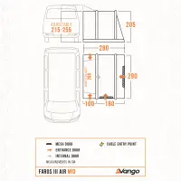 Vango Faros III AIR MID Drive-Away Awning - Bundle Kit 2026