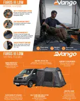 Vango Faros III LOW Drive-Away Awning  Bundle Kit