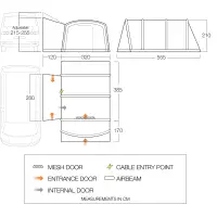 Vango Galli CC II AIR MID Drive-Away Awning  Bundle Kit