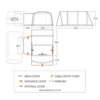 Vango Galli Pro AIR LOW Drive-Away Awning  Bundle Kit