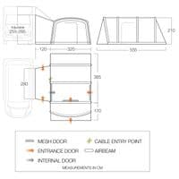 Vango Galli Pro AIR TALL Drive-Away Awning - 2026