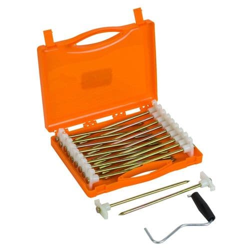 Vango Groundbreaker Glow Pegs with Extactor - Set of 20