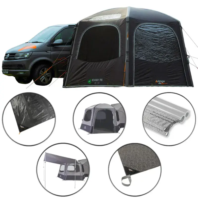 Vango HexAway Pro AIR LOW Drive-Away Awning  Bundle Kit