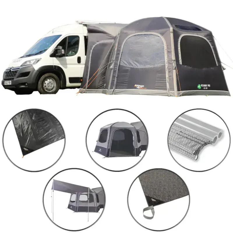 Vango HexAway Pro AIR MID Drive-Away Awning  Bundle Kit