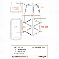 Vango HexAway Pro AIR MID Drive-Away Awning  Bundle Kit - 2026