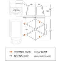 Vango HexAway Pro AIR TALL Drive-Away Awning - 2026