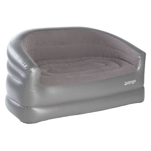 Vango Inflatable Flocked Sofa - Grey