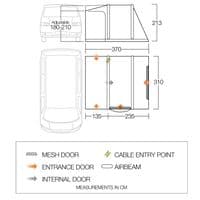 Vango Kela AIR TC LOW Drive-Away Awning  Bundle Kit