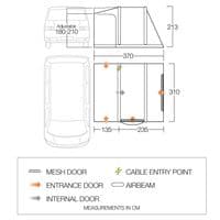 Vango Kela Pro AIR LOW Drive-Away Awning
