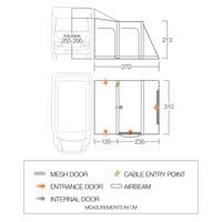 Vango Kela Pro AIR TALL Drive-Away Awning - 2026