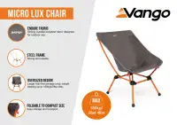 Vango Micro Lux Camping Chair