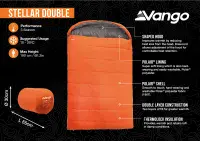 Vango Stellar Double Sleeping Bag