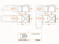 Vango Tailgate AirHub II LOW Drive-Away Awning - 2026