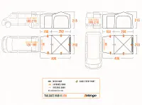Vango Tailgate Hub II LOW Drive-Away Awning - 2026