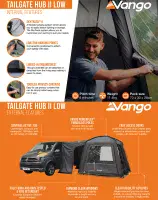 Vango Tailgate Hub II LOW Drive-Away Awning - 2026