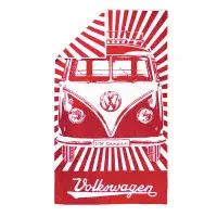 VW Bus Striped Beach Towel