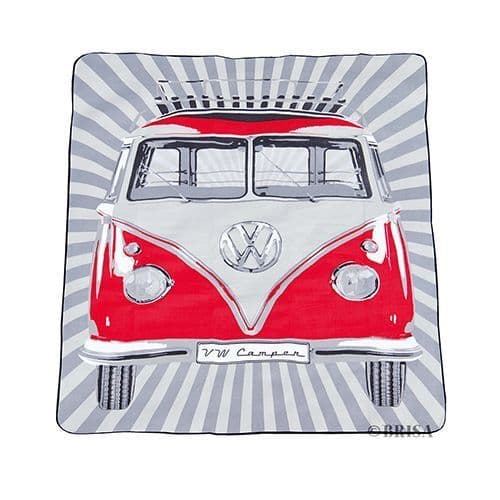 VW Split Screen Campervan Picnic Blanket
