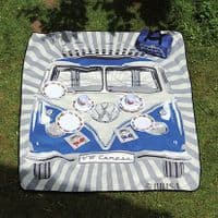 VW Split Screen Campervan Picnic Blanket