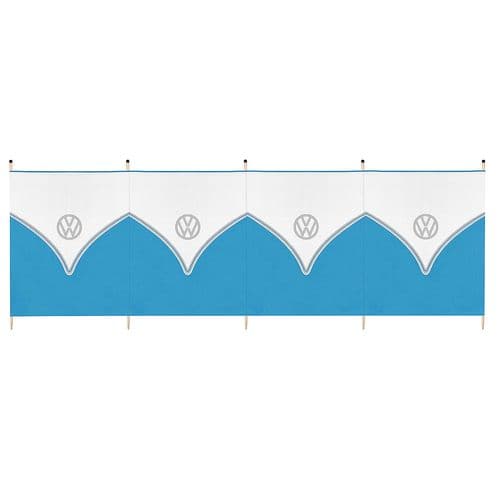 VW Splitty Campervan Windbreak Blue - 4 or 5 Pole