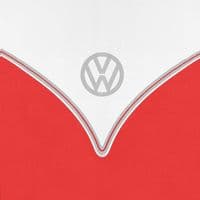 VW Splitty Campervan Windbreak Red - 4 or 5 pole